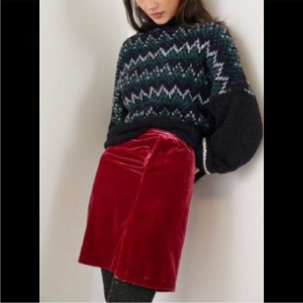 5 for $25. Adorable velvet miniskirt